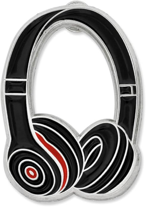 Headphone Lapel Pin